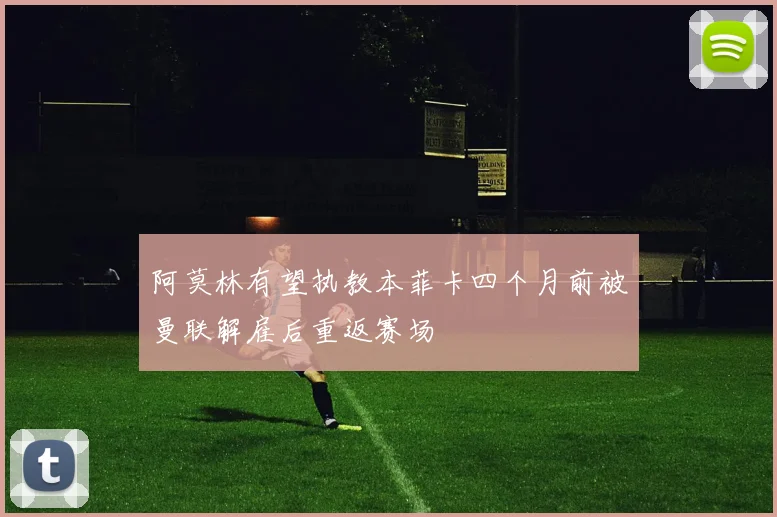 阿莫林有望执教本菲卡四个月前被曼联解雇后重返赛场