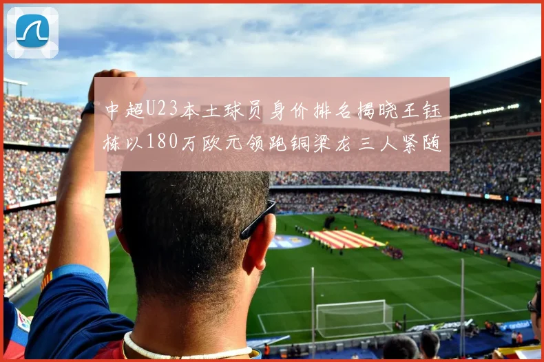 中超U23本土球员身价排名揭晓王钰栋以180万欧元领跑铜梁龙三人紧随其后